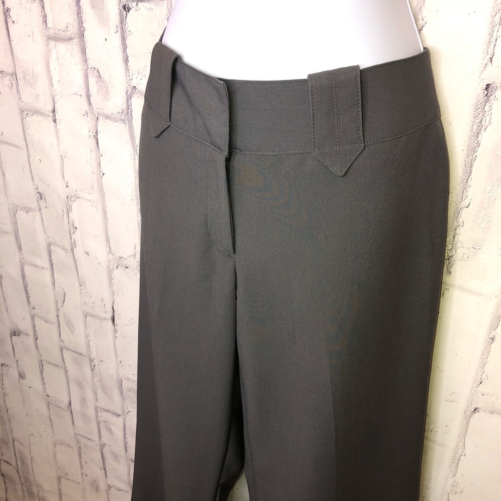 Gray wide leg career pants size 4 - Picture 2 of 5